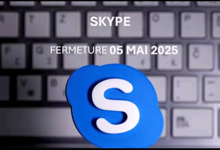 # Skype s'éteint après 22 ans de service: #Microsoft vient d'annoncer la fermeture de Skype le 05 mai prochain (jour de mon anniversaire 😅)
Un coup de nostalgie pour ceux qui ont grandi avec ce pionnier des appels en ligne, qui a révolutionné notre manière de communiquer