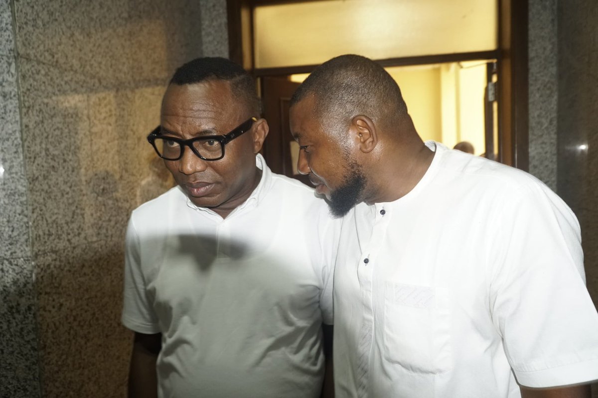 sowore's tweet image. Today at the Federal High Court to retrieve our international passport vindictively held by Nigerian authorities!