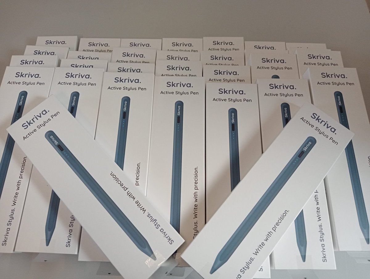 Laura Di Pasquale (@laurakeeney01) on Twitter photo This was such an exciting delivery today! Styluses are now all charged and ready to go π Thank you so much <a href="/SkrivaStylus/">Skriva</a> and <a href="/MagmaMath/">Magma Math</a> π€© Our kids will be so excited to use them on Monday π€ <a href="/WellshotPrimary/">Wellshot Primary</a> This was such an exciting delivery today! Styluses are now all charged and ready to go π Thank you so much <a href="/SkrivaStylus/">Skriva</a> and <a href="/MagmaMath/">Magma Math</a> π€© Our kids will be so excited to use them on Monday π€ <a href="/WellshotPrimary/">Wellshot Primary</a>