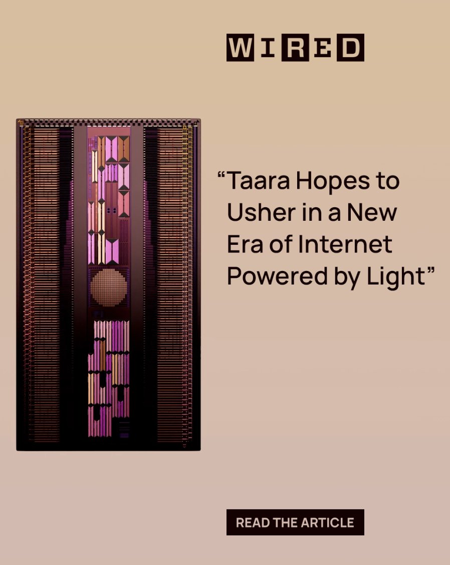 Mahesh Krishnaswamy, founder of Taara, spoke with <a href="/WIRED/">WIRED</a>’s Editor-At-Large <a href="/StevenLevy/">Steven Levy</a> about his passion for connectivity and his team’s groundbreaking new technology: the Taara Chip.

Learn more about what this could signal for the future of connectivity and beyond: