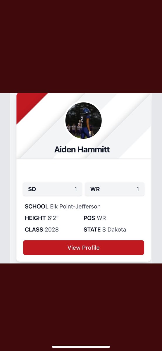 Thanks <a href="/NWahlScouting/">Nate Wahl</a> for the ranking
<a href="/PrepRedzoneDAK/">Prep Redzone Dakotas</a>