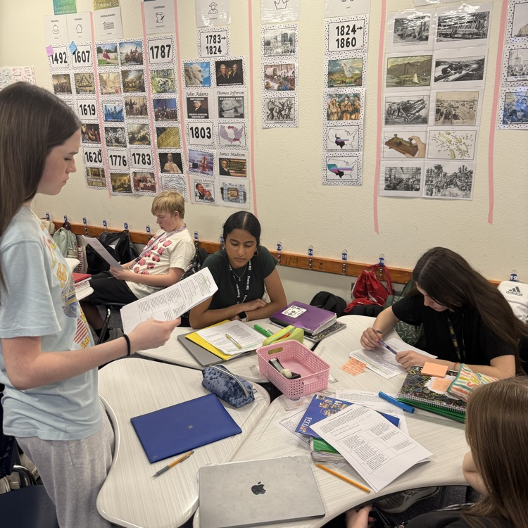 EvansPanthers's tweet photo. Yesterday was a great day of learning, leading, and making an IMPACT at Evans MS! Our students showcased their AVID WICOR skills in action—engaging in Socratic seminars, inquiry labs, and reading and writing reflections. We love seeing our Panthers grow and thrive every day! https://t.co/C8d7JqhrXx