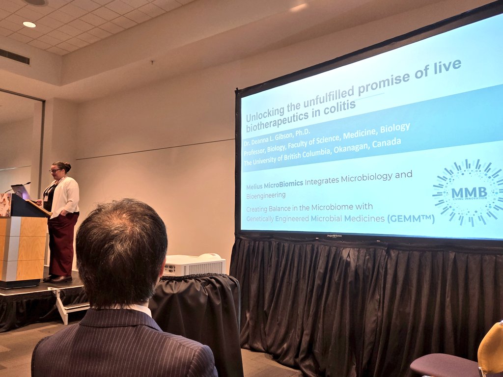 Dr. Heather Armstrong (@drharmstrong) on Twitter photo 📢 bugs as drugs with Dr Gibson #CDDW2025 <a href="/cddw_clm/">Joint CDDW™-CLM Conference | #CDDWCLM2025</a>
Live biotherapeutics fall short but primarily preventative intervention in absence of inflammation show benefit
Modified microbes that thrive in inflam environment improve #IBD outcomes (BioPersistTM) 📢 bugs as drugs with Dr Gibson #CDDW2025 <a href="/cddw_clm/">Joint CDDW™-CLM Conference | #CDDWCLM2025</a>
Live biotherapeutics fall short but primarily preventative intervention in absence of inflammation show benefit
Modified microbes that thrive in inflam environment improve #IBD outcomes (BioPersistTM)