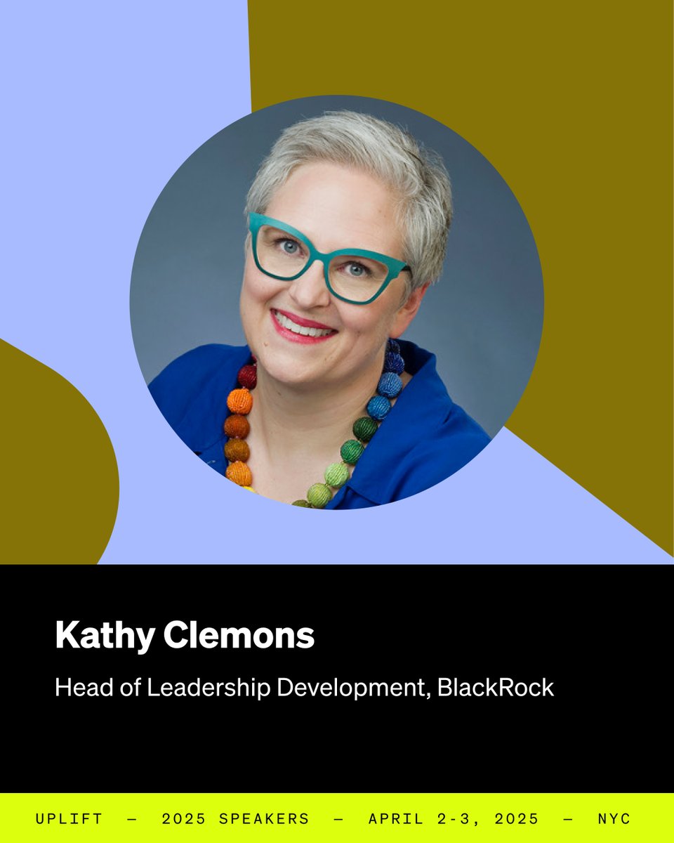 How will managers of tomorrow balance leadership &amp; AI to drive impact? ✨

Join us at #Uplift2025 (April 2–3, NYC) to hear from leaders from Disney, Accenture, Moderna, BlackRock &amp; BetterUp

📍 Uplift NYC | April 2–3

🔗 lnkd.in/gkQycVR

#Leadership #AI #FutureOfWork