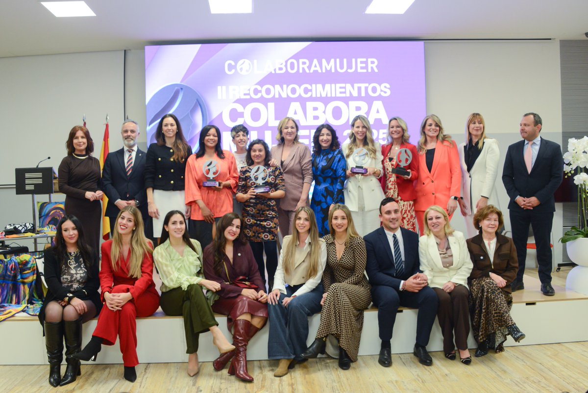 ¡II Reconocimientos Colabora Mujer 2025! ✨Una noche inolvidable donde celebramos el talento, la dedicación y el liderazgo femenino en nuestra Región. 💜

🏆 Felicidades a nuestras premiadas.

Os compartimos la galería de fotos:
colaboramujer.org/ii-reconocimie…