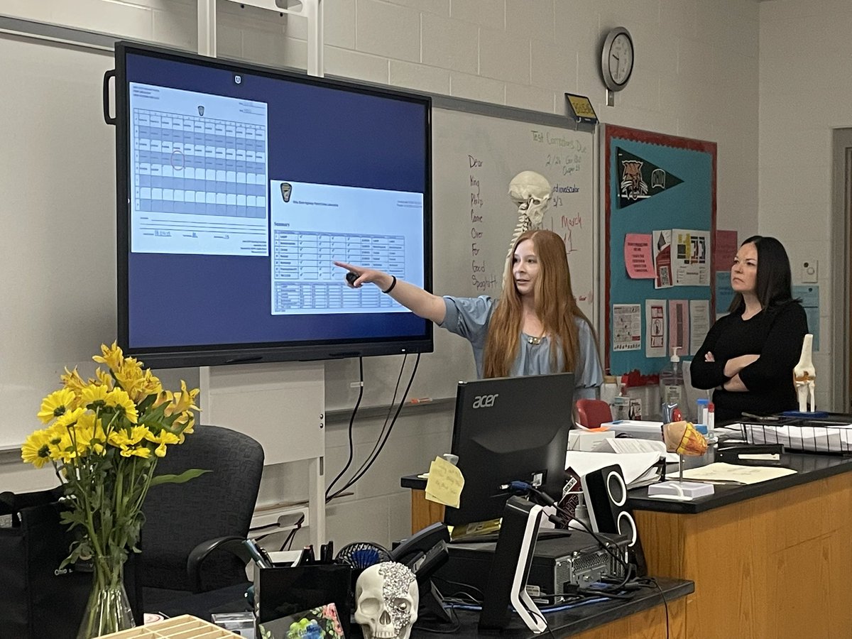 Sheridan alumna Latisha Pipes, who works as a Forensic Toxicologist at the OSHP, along with Sarah, a Drug Chemist shared their expertise with our students today.  It’s always great for students to see that after graduating from Sheridan, they can go anywhere!