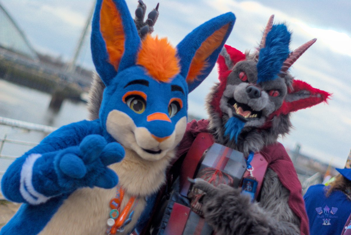 IrnBrueyBnuuy's tweet photo. (Sorry for repost. Silly twitter didn't autofill the correct @)

Missing ScotiaCon but I look forward to taking this wolfderg @MadGunnerMike  to CFz! #FursuitFriday

📷 @DrunkenMew 
🪡 @GoFurItstudios https://t.co/Nos4OSRLry