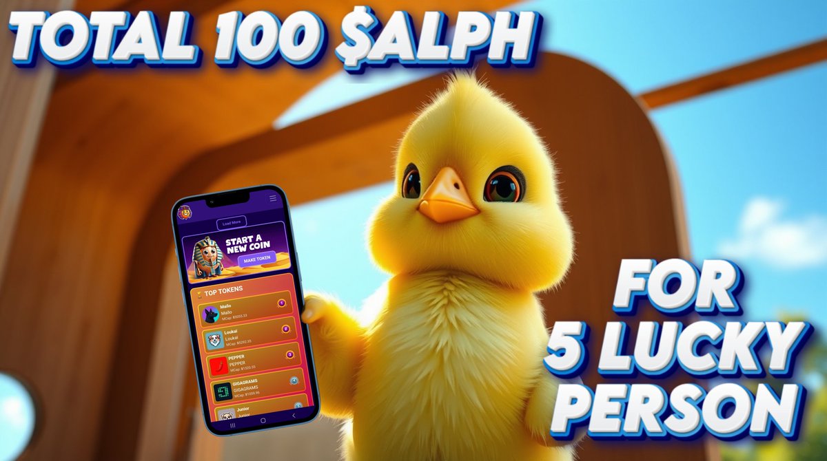 🚨SPECIAL GIVEAWAY FOR LAUNCH🚨

20 $ALPH for 5 people, Total 100 $ALPH 🎁

Enter👇🏻
🟠Follow Us &amp; <a href="/onionalph/">myonion.fun 🧅</a>
🔵Join Telegram t.me/alphicknftmeme
🟢RT &amp; Like this
🟣Tag as many friends as you want

⏳20-hour event. Then we will launch our meme token on myonion.fun