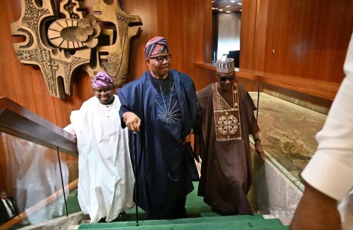 Sen_AdeolaYAYI's tweet photo. To God be the Glory, the 2025 Appropriation Bill of N54.99 Trillion under my purview for weeks has been signed into an Act by the President and Commander-in- Chief, President @officialABAT GCFR. 

Renewed Hope Agenda is on course to successful end. https://t.co/FJn8Ym01um