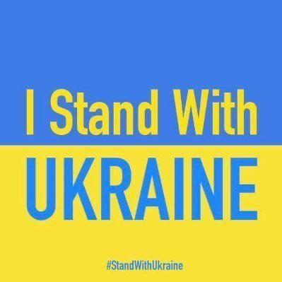 Today #IStandWithUkraine