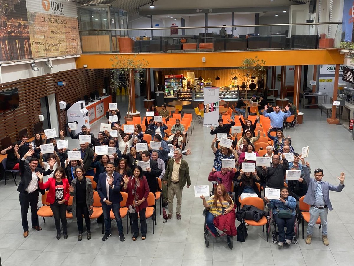 UDLA_CL's tweet photo. Hoy finalizó segundo ciclo del programa de Desarrollo de Competencias y Apresto Laboral de la Agencia de Inclusión Sociolaboral, impulsada por UDLA Sede #Concepción con el apoyo de @FOSIS_Chile.
✅ Capacitación a alrededor de 40 personas en situación de discapacidad de la región. https://t.co/xgPjZVvNqj
