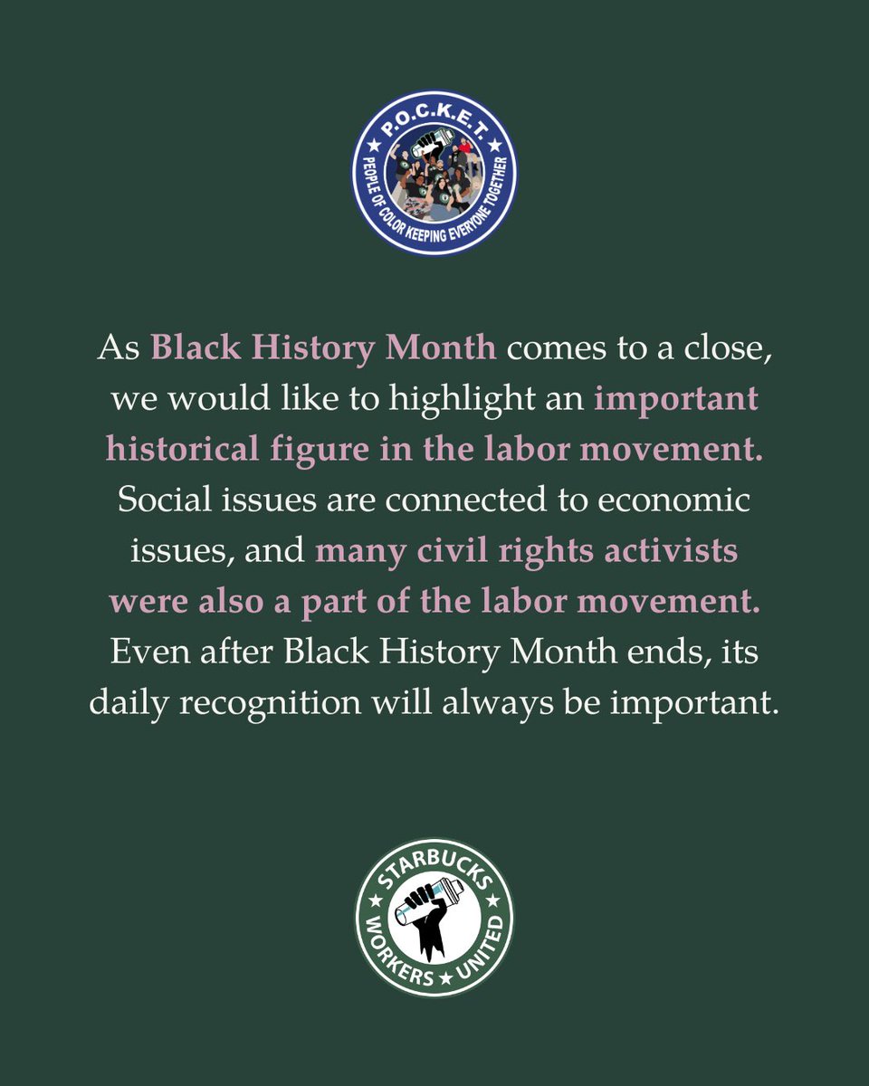 sbwupocket's tweet image. Black History Month might be coming to a close, but that doesn't mean we should stop celebrating Black history and the efforts of Black organizers. POCKET would like to highlight one such figure - Velma Hopkins. 

Follow us to hear from BIPOC union baristas year-round!