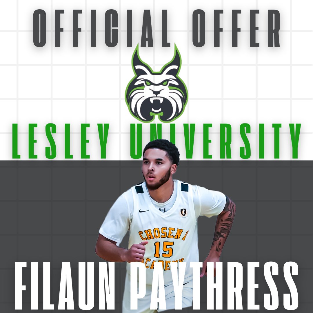 Extremely blessed to say I have received an offer from Lesley University!