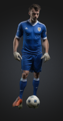 rowskas3's tweet photo. The interesting aspect of learning at #ALX_AiSK are the asks that gives you hands on experience. This an #AI Generative 3D footballer, game ready.
@alx_africa https://t.co/M6NGKH32xa