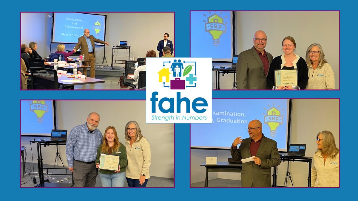 Fahe recently held a CDBG-DR Leader Practitioner Course for its TN Members and partners facing long-term disaster recovery in their communities following Hurricane Helene. 

The training from consultant SBP focused on navigating long-term disaster recovery programs and provided
