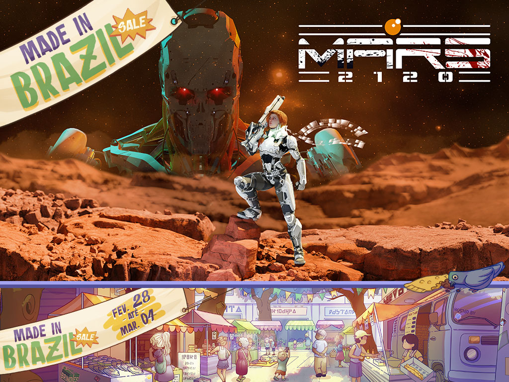 🔥 MADE IN BRAZIL JÁ ESTÁ DISPONÍVEL!!! 🔥

Não perca a chance de garantir estes jogos e alguns na promoção:

🦝 Raccoo Venture

💥 Musashi vs Cthulhu

🪐 Mars 2120

O evento contará com mais de 700 jogos brasileiros em promoção e vai até 04/03/2025.

#MadeinBrazilSale #Sale