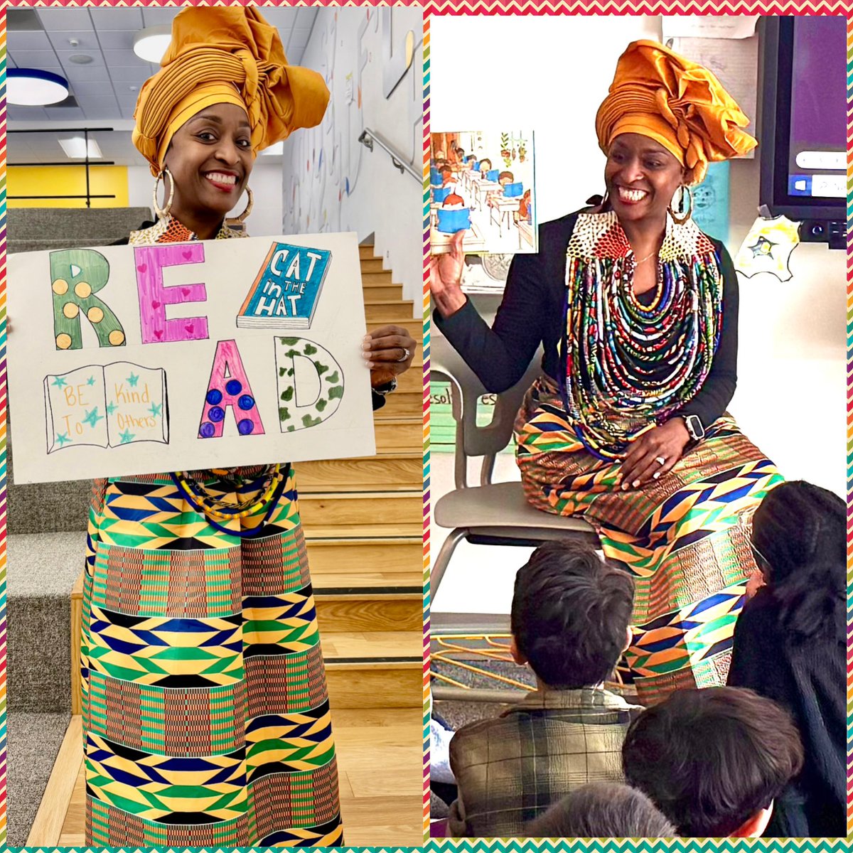 Jillian Howard, Ed.D. (@howard_educator) on Twitter photo When your campus is celebrating African culture on the same day your district is Reading Across Sheldon LOL…. But I greatly enjoyed reading to Mrs. Flores’ 3rd Grade Dual Language class <a href="/LakeEagles/">Sheldon Lake Elementary Eagles</a>
<a href="/KingHSPanthers/">CE King High School</a> <a href="/SheldonISD/">Sheldon ISD</a> #ReadAcrossSheldon When your campus is celebrating African culture on the same day your district is Reading Across Sheldon LOL…. But I greatly enjoyed reading to Mrs. Flores’ 3rd Grade Dual Language class <a href="/LakeEagles/">Sheldon Lake Elementary Eagles</a>
<a href="/KingHSPanthers/">CE King High School</a> <a href="/SheldonISD/">Sheldon ISD</a> #ReadAcrossSheldon