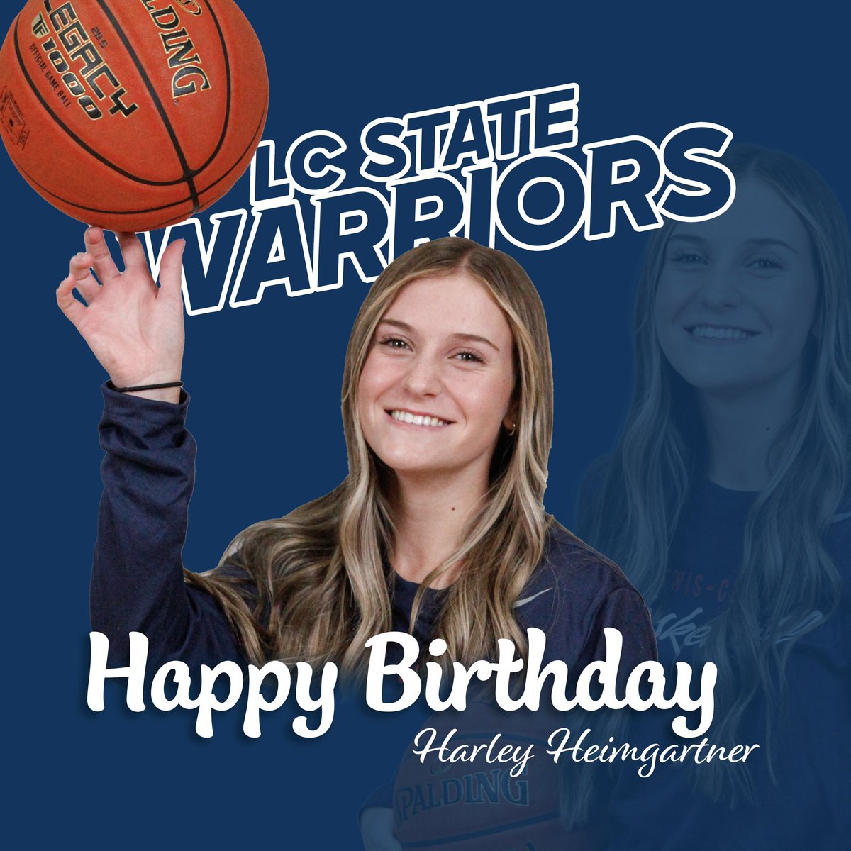 LCSCWBB's tweet image. Happiest of Birthdays to Harley! We hope your day is full of celebrations 🥳❤️