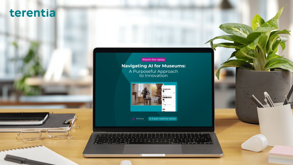💭 Need some inspiration to brighten up your Friday?

Catch up on Navigating AI for Museums: A Purposeful Approach to Innovation, Terentia’s three-part series on how AI is shaping the heritage sector.

Watch the webinars on replay 👉 terentia.io/thoughts/watch…