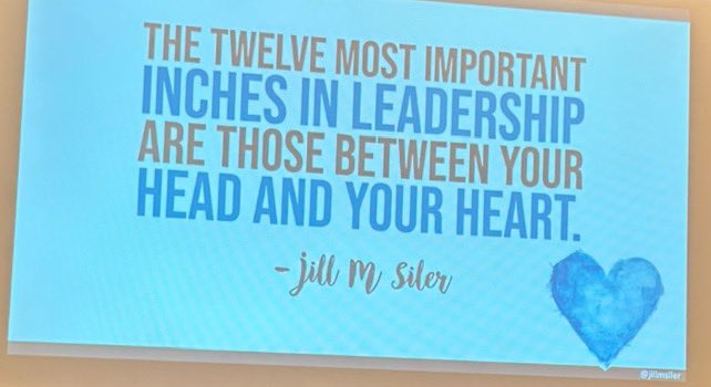 Spatty4's tweet photo. 25th anniversaryIAASE @IAASEleads appreciate all the speakers, but today @jillmsiler  touched my heart.  Leading with passion has emotions. It’s ok for leaders to cry, feel inadequate, feel any emotions! Because great leaders lead from the heart❤️ and don’t let fear take control https://t.co/13AuGnLnbT