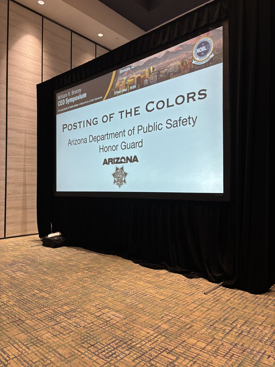 Georgia_GBI_Ret's tweet photo. @noblenatl  CEO Symposium has officially commenced in sunny Glendale, Arizona. This year’s  theme: Ensuring Equity in Public Safety. https://t.co/XQn9Dony7y