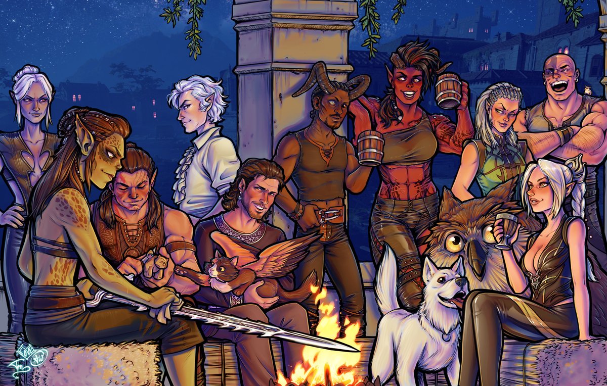 ComfortAndAdam's tweet photo. #bauldersgate3 is one of the most incredible games we've ever played! So we had to draw a #artprint
We'll have our #bg3art at #eccc2025 #artistalley at table J-18
#bauldersgate3 #bg3 #lazel #shadowheart #astarion #bg3fanart #bg3gale #wyll #karlach #videogamefanart #ArtistOnX https://t.co/ZXqJirB8o8