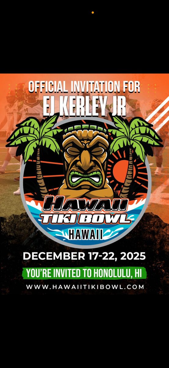 Eric "EJ" Kerley Jr (@your7thproblem) on Twitter photo Blessed for the opportunity 🙏🏽
<a href="/HawaiiTikiBowl/">Hawaii Tiki Bowl</a> <a href="/vakakes/">Coach Tim Vakakes</a> <a href="/coachdbush/">Coach Bush</a> <a href="/AL6AFootball/">Alabama6AFootball</a> <a href="/SpainParkFB/">Spain Park Football</a> <a href="/Recruit_SP/">RecruitSPAINPARK</a> <a href="/HallTechSports1/">Hall-Tech Sports</a> Blessed for the opportunity 🙏🏽
<a href="/HawaiiTikiBowl/">Hawaii Tiki Bowl</a> <a href="/vakakes/">Coach Tim Vakakes</a> <a href="/coachdbush/">Coach Bush</a> <a href="/AL6AFootball/">Alabama6AFootball</a> <a href="/SpainParkFB/">Spain Park Football</a> <a href="/Recruit_SP/">RecruitSPAINPARK</a> <a href="/HallTechSports1/">Hall-Tech Sports</a>