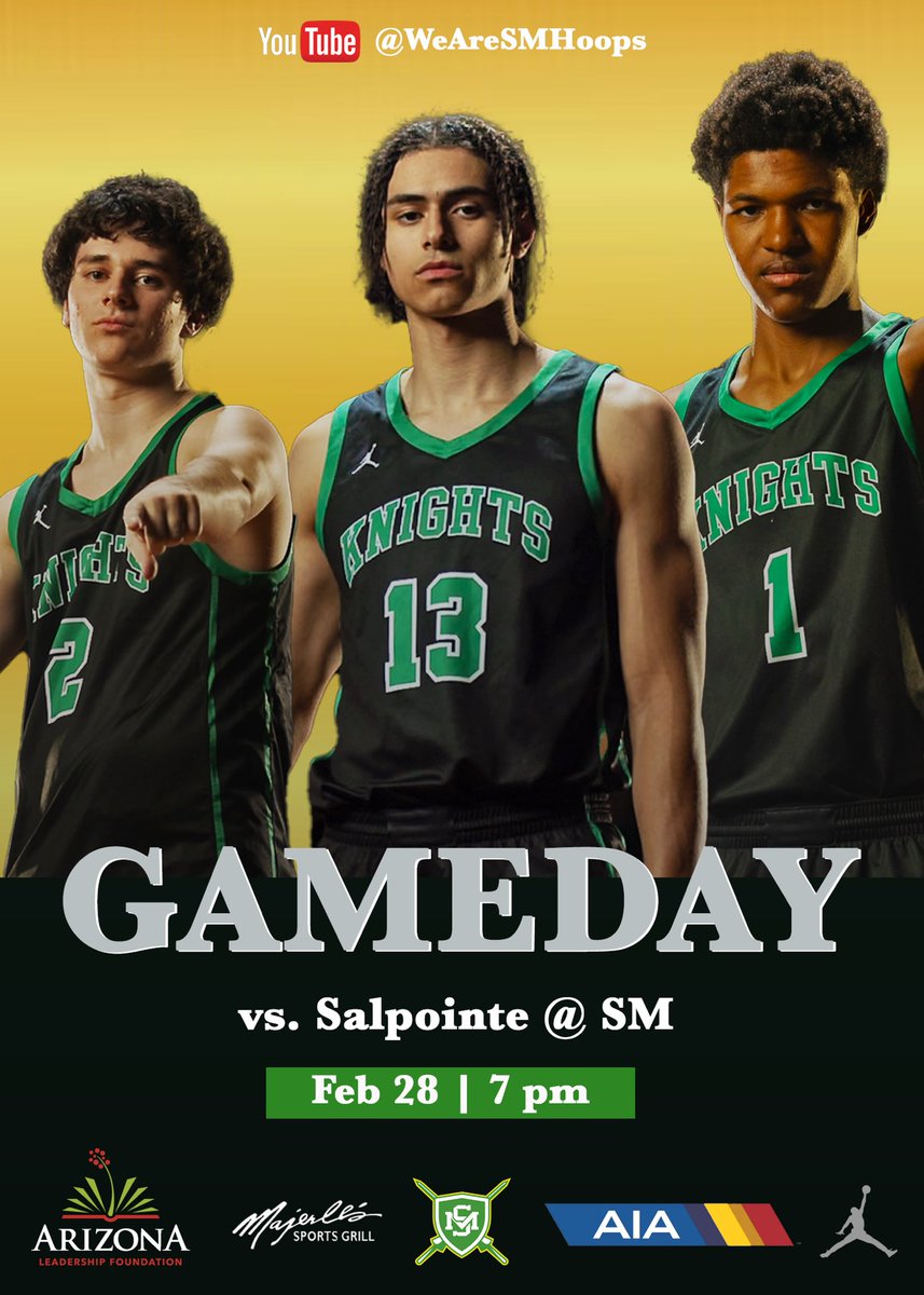 Saint Mary's Hoops (@wearesmhoops) on Twitter photo ๐ Salpointe Lancers
โฐ 7pm
๐ St. Mary's Bool Gymnasium
๐บ YouTube: WeAreSMHoops
๐๏ธ gofan.co/event/3286990
#WeAreSM #goldseason <a href="/SM_BCreatures/">Bleacher Creatures</a> ๐ Salpointe Lancers
โฐ 7pm
๐ St. Mary's Bool Gymnasium
๐บ YouTube: WeAreSMHoops
๐๏ธ gofan.co/event/3286990
#WeAreSM #goldseason <a href="/SM_BCreatures/">Bleacher Creatures</a>