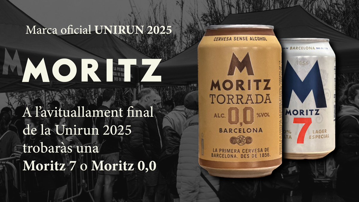 Unirun (@uniruncat) on Twitter photo ๐๐จ๐ซ๐ข๐ญ๐ณ ๐ ๐ฅ๐ ๐๐ง๐ข๐ซ๐ฎ๐ง
<a href="/MoritzBarcelona/">Moritz Barcelona</a> รฉs marca oficial de lโ11a ediciรณ de la Unirun ๐
โน๏ธ Mรฉs informaciรณ: unirun.cat/moritz-marca-oโฆ
#unirun #moritz ๐๐จ๐ซ๐ข๐ญ๐ณ ๐ ๐ฅ๐ ๐๐ง๐ข๐ซ๐ฎ๐ง
<a href="/MoritzBarcelona/">Moritz Barcelona</a> รฉs marca oficial de lโ11a ediciรณ de la Unirun ๐
โน๏ธ Mรฉs informaciรณ: unirun.cat/moritz-marca-oโฆ
#unirun #moritz