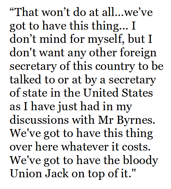 Getting a sense of what Bevin experienced here