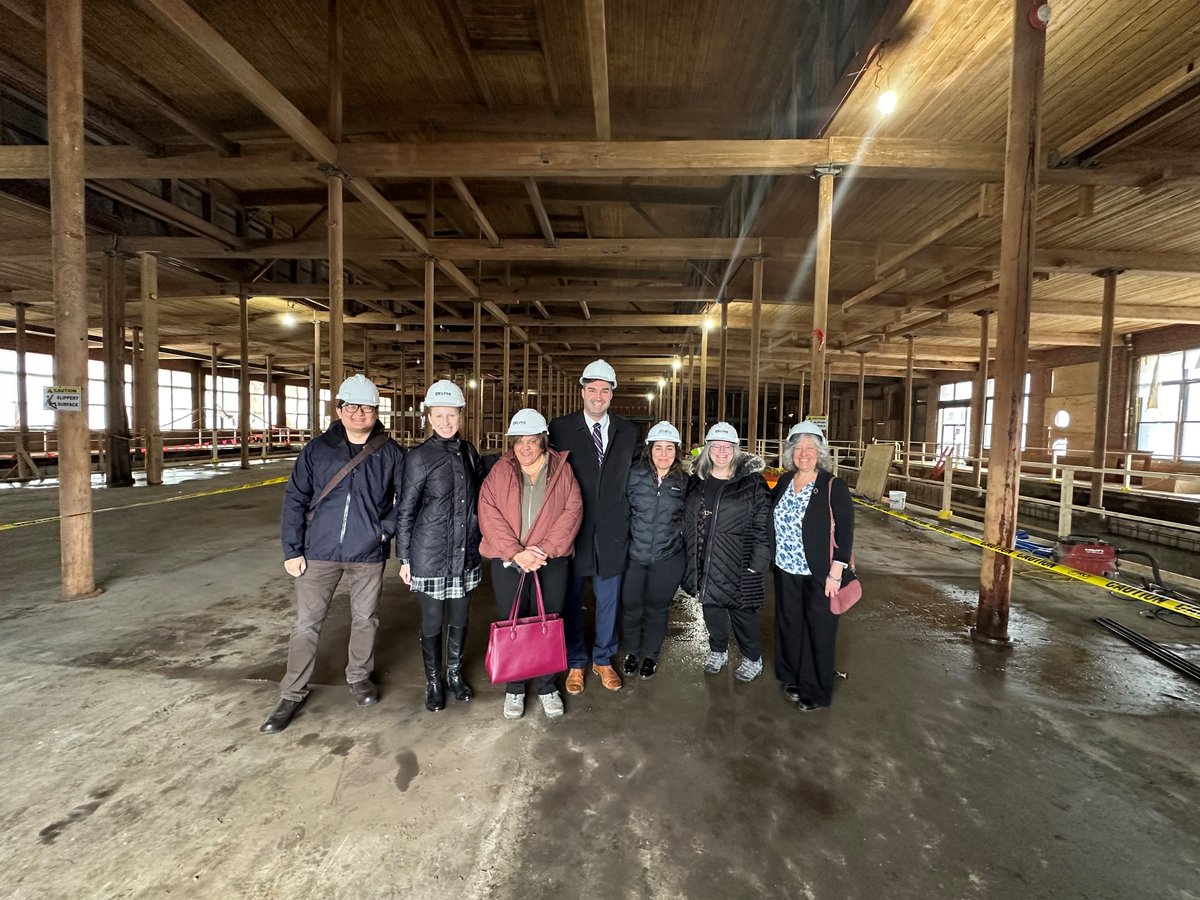 MassDev's tweet image. Yesterday, we joined @MassEOED Secretary Yvonne Hao &amp;amp; other officials to break ground on DyeWorks, a 35,000-square-foot vacant former mill building in #LawrenceMA being redeveloped by @LCWorksOrg to house a local full-service supermarket, @GLFHC &amp;amp; youth program Movement City.