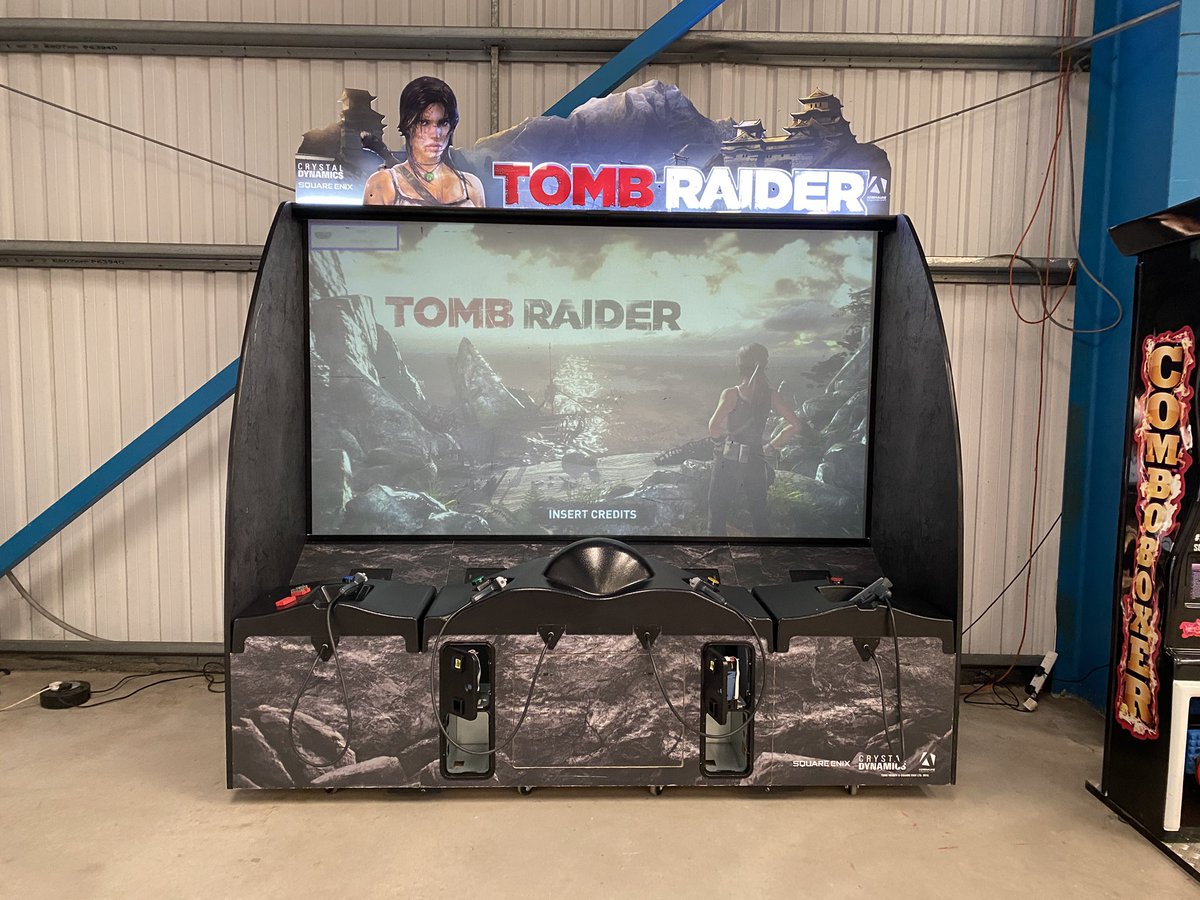 CRetrogaming's tweet image. Tomb Raider,  it’s bloody big 😂 #arcadegame #videogame