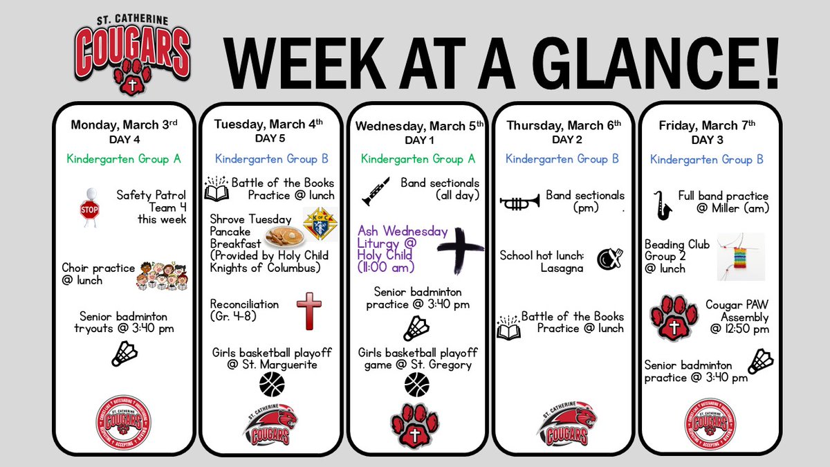 March 3-7, 2025 - Lent begins <a href="/RCSD_No81/">YQR Catholic Schools</a>