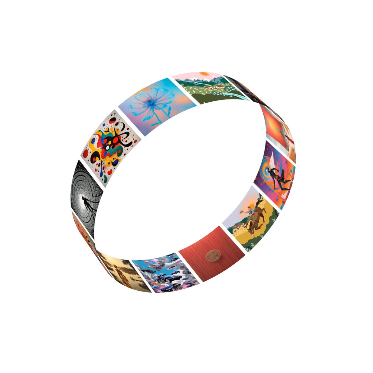 TweetsByTBI's tweet image. New York City and New Orleans-based design studio @collectedwork’s cyclic identity for TITLES, a creative platform that enables artists to train their own AI models, create generative artworks, and sell them in a marketplace while maintaining ownership of their artistic style.…