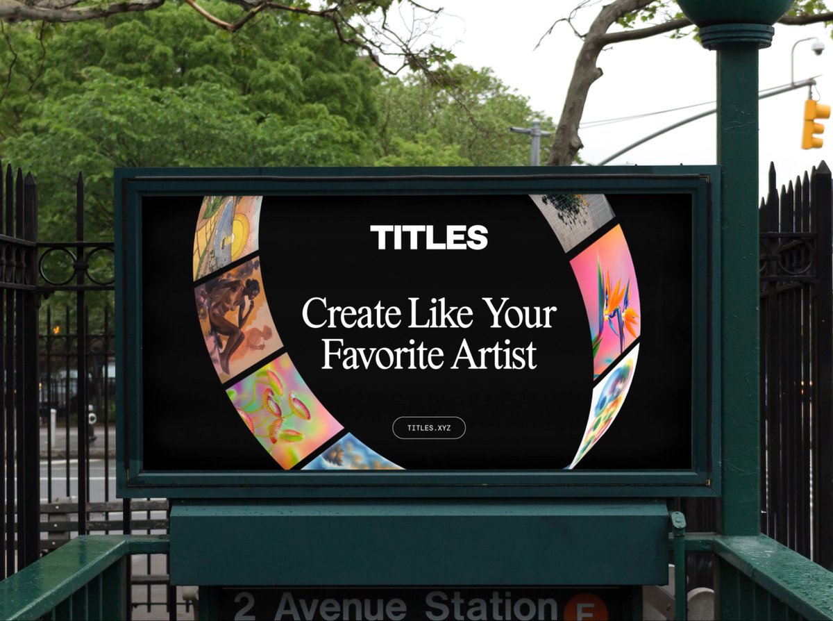 TweetsByTBI's tweet image. New York City and New Orleans-based design studio @collectedwork’s cyclic identity for TITLES, a creative platform that enables artists to train their own AI models, create generative artworks, and sell them in a marketplace while maintaining ownership of their artistic style.…