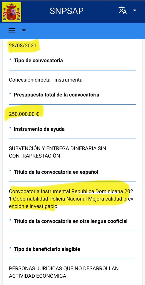 PabloCamPiq's tweet photo. 🔴 REPÚBLICA DOMINICANA.

La @AECID_es (cooperación 🇪🇸) tiene gran interés en “reforzar el sistema policial y judicial para la persecución de delitos en R Dominicana”

Son donaciones periódicas a su Policía Nacional, CGPJ, procuraduría, Fiscalía, etc..

¿Cooperación o impunidad? https://t.co/q51vvipR6H