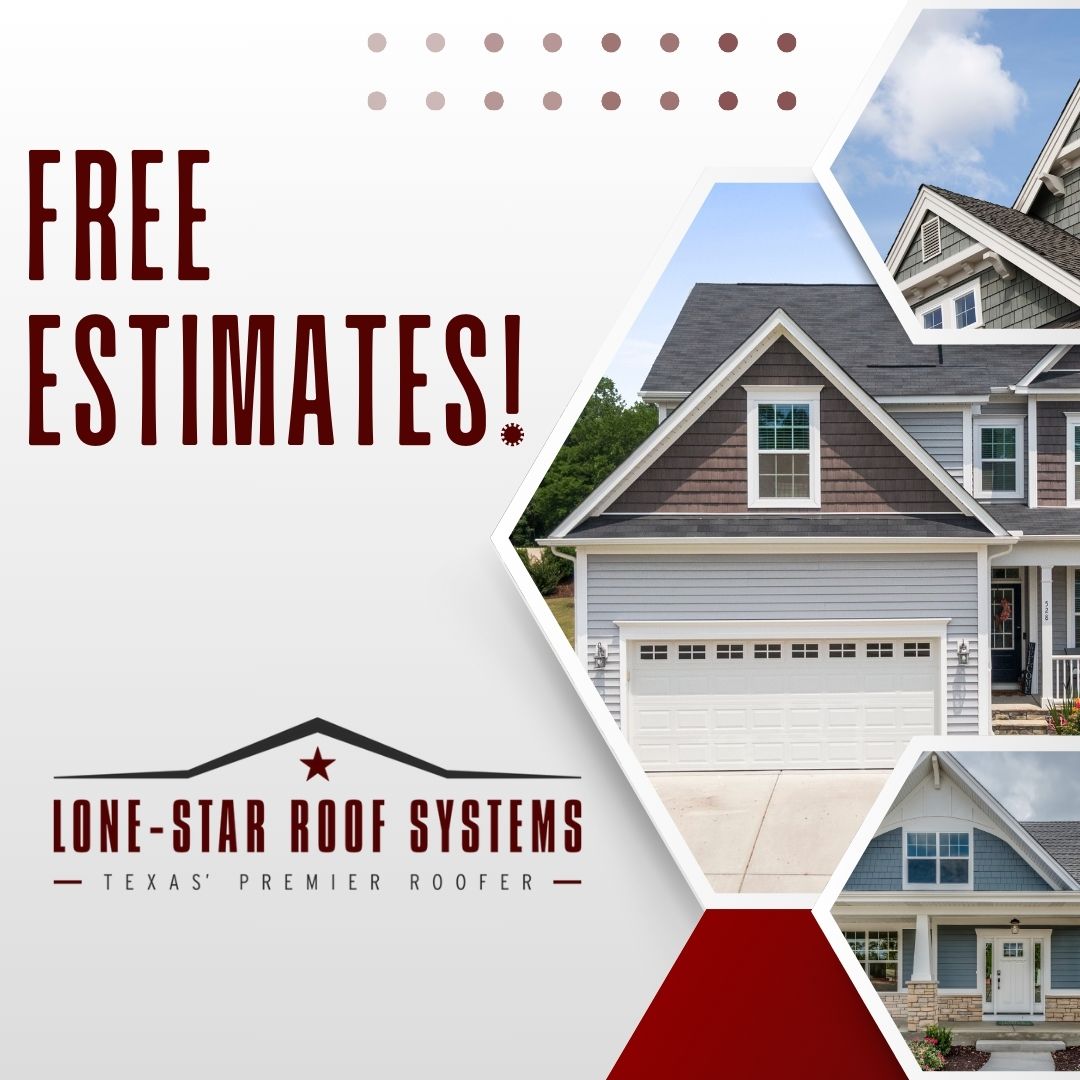 Did you know we offer free estimates? Head to our website to contact us today to schedule a roof inspection or request a free project estimate! lonestarroofsystems.com/contact-us/