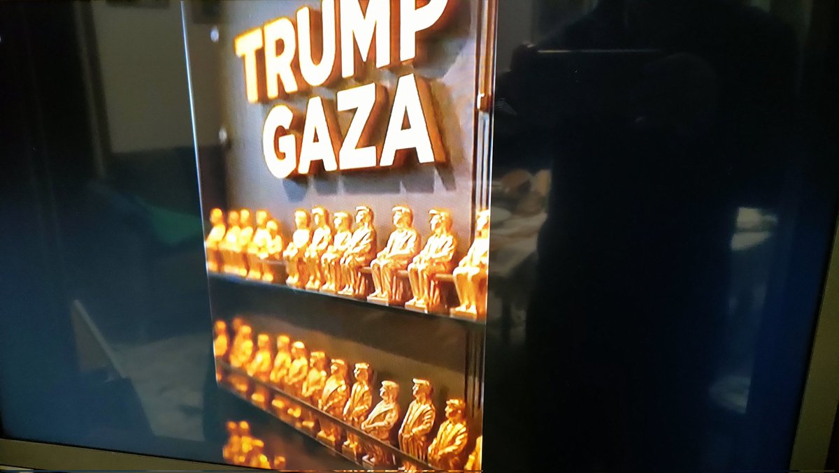 unoenessunoe's tweet image. La cosa più orribile e vergognosa mai vista, offensiva non solo contro i palestinesi #trumpgaza #gaza #blob