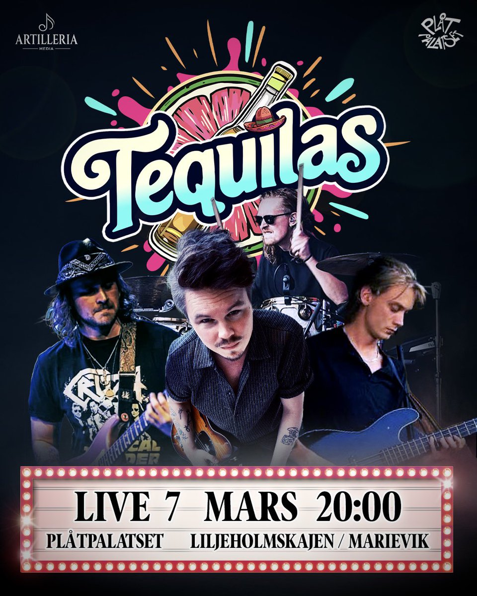 AW nästa fredag?
Dra med kollegorna, polarna, skattmasen eller husdjuren och se stans bästa band vetja!

Hits, svett och en jävla fest utlovas.

Väl mött!