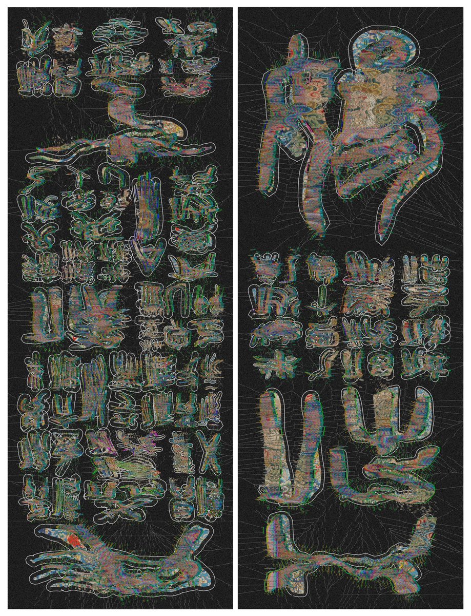 Infinite Scroll, 2025.

An experiment with MODEL-WIP in which I created a series of algorithmic artworks to train a custom artist-owned AI. 

More info below. ⬇️
