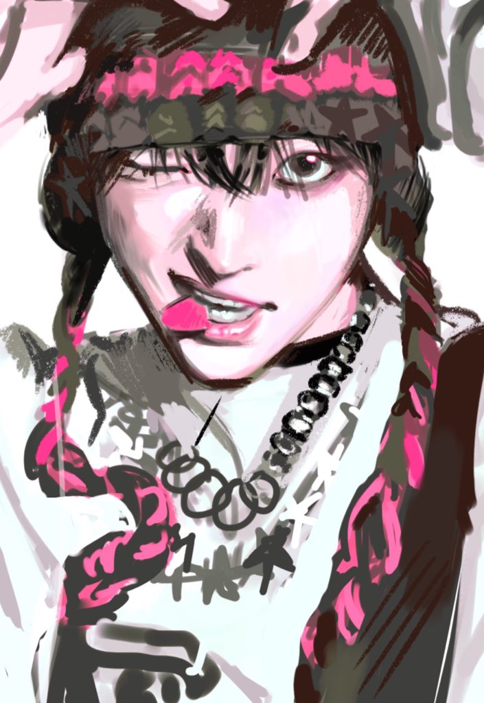 chemileen's tweet image. Hongjoong wip 
#hongjoong #ATEEZ