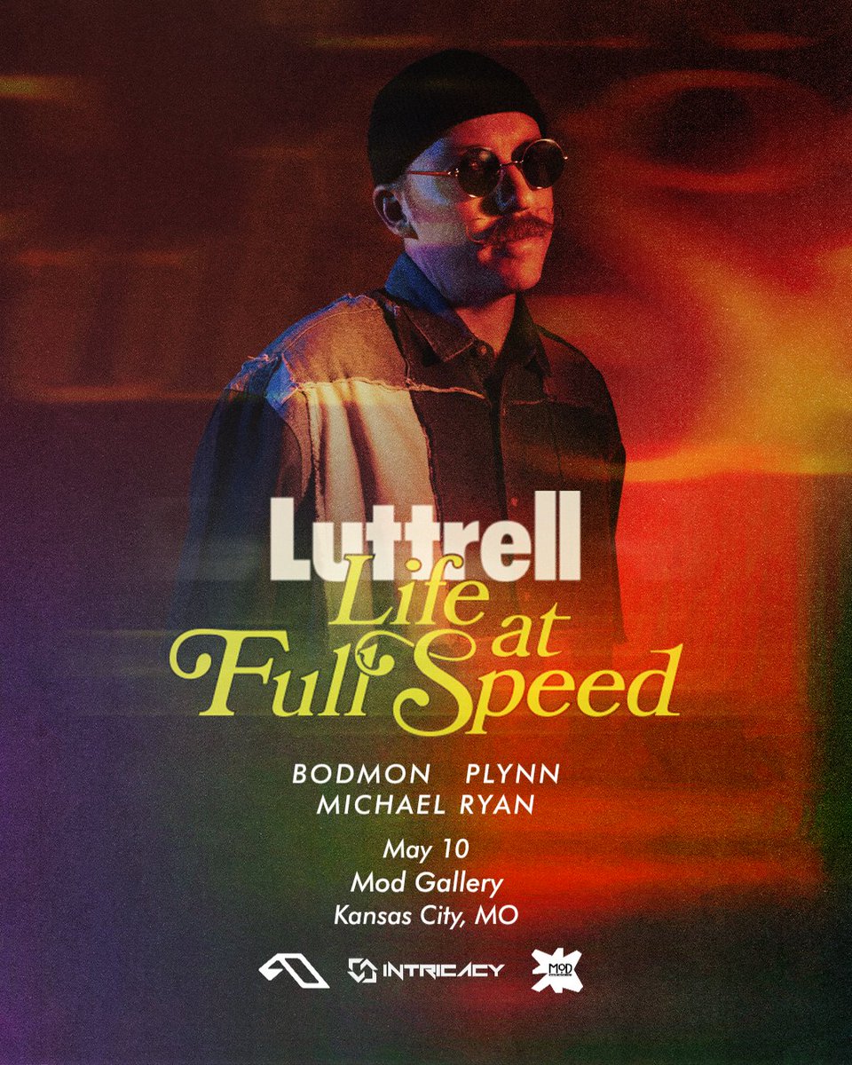 Intricacy (@intricacynights) on Twitter photo ✨ <a href="/luttrell_music/">LUTTRELL</a> embraces KC for his Life at Full Speed Tour on May 10th at <a href="/mod/">Free Mod</a>.gallery.space2 with the soulful @bodmonx , the elusive <a href="/DjBrianFlinn/">Brian Flinn</a> pres Plynn & Michael Ryan ❤️ Tix available now @ Intricacynights.com 🗓️ Sat May 10th 8pm 21+ 👀 <a href="/TrancefamilyKC/">TranceFamilyKC</a> ✨ <a href="/luttrell_music/">LUTTRELL</a> embraces KC for his Life at Full Speed Tour on May 10th at <a href="/mod/">Free Mod</a>.gallery.space2 with the soulful @bodmonx , the elusive <a href="/DjBrianFlinn/">Brian Flinn</a> pres Plynn & Michael Ryan ❤️ Tix available now @ Intricacynights.com 🗓️ Sat May 10th 8pm 21+ 👀 <a href="/TrancefamilyKC/">TranceFamilyKC</a>