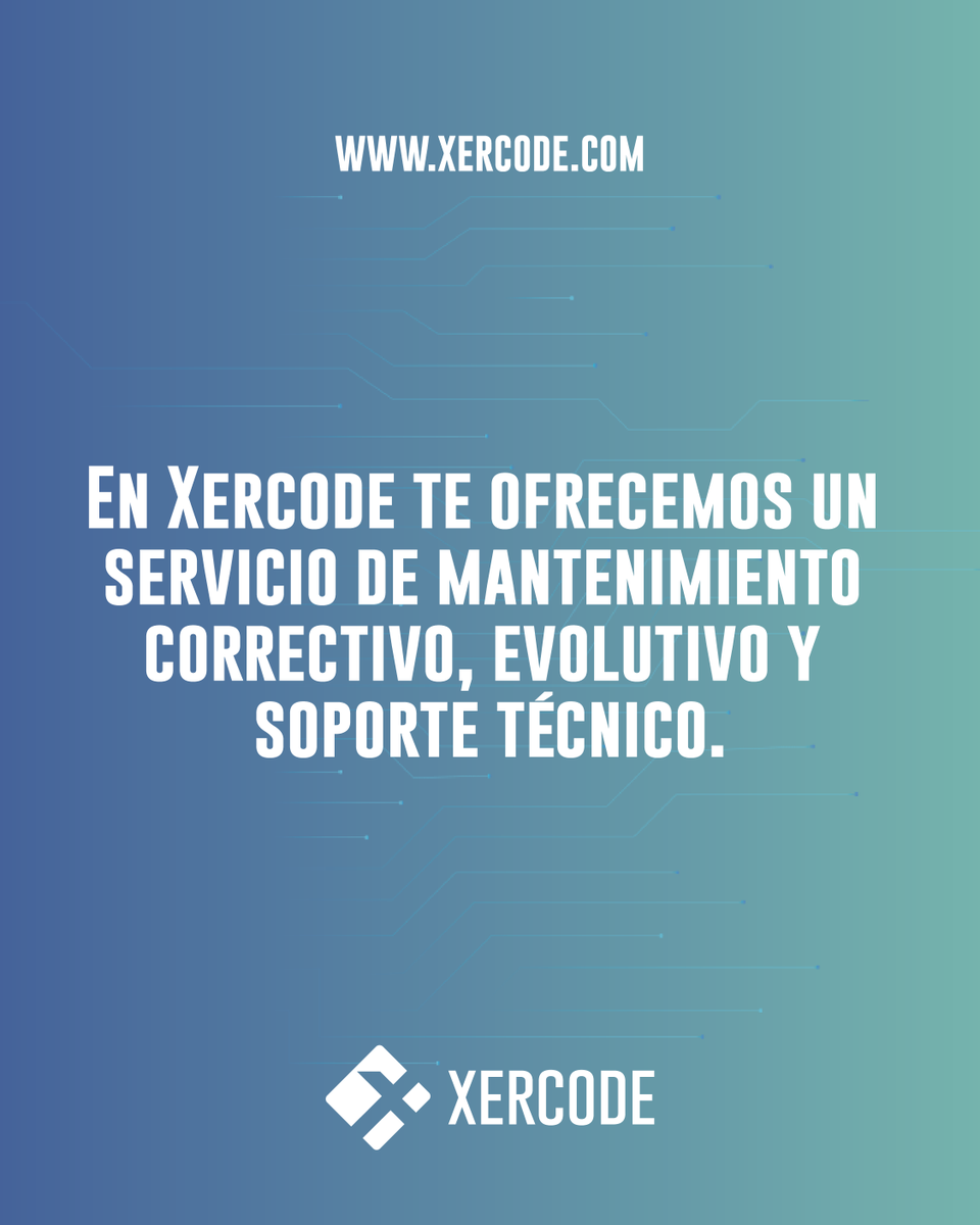 xercode's tweet image. En  #Xercode le ofrecemos a nuestros clientes un servicio de mantenimiento  correctivo, evolutivo y un #soporte técnico seguro, ágil y eficiente, que se  caracteriza por nuestra atención totalmente #personalizada. 🤝

🌐 xercode.com
