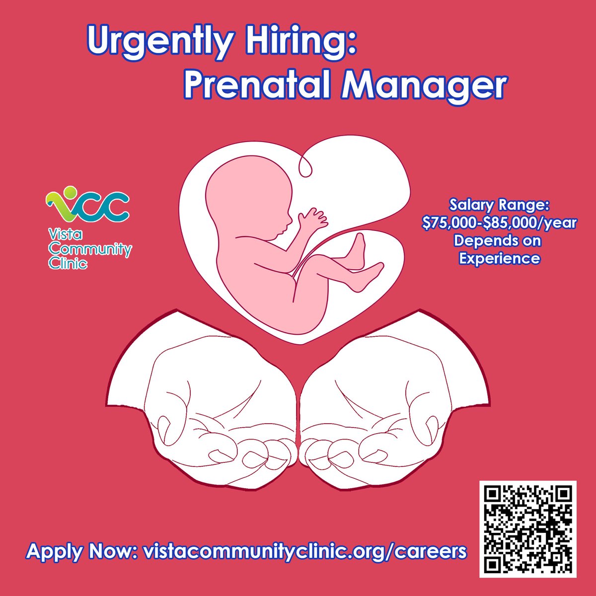 Join our team. Vista Community Clinic is hiring! Click on the link below to see all our open positions and apply today! …ortaln-vistacommunityclinic.icims.com/jobs/4215/pren… Vista Community Clinic is an Equal Opportunity Employer. #VCC #ChooseHealth #HiringNow #HealthcareCareers
