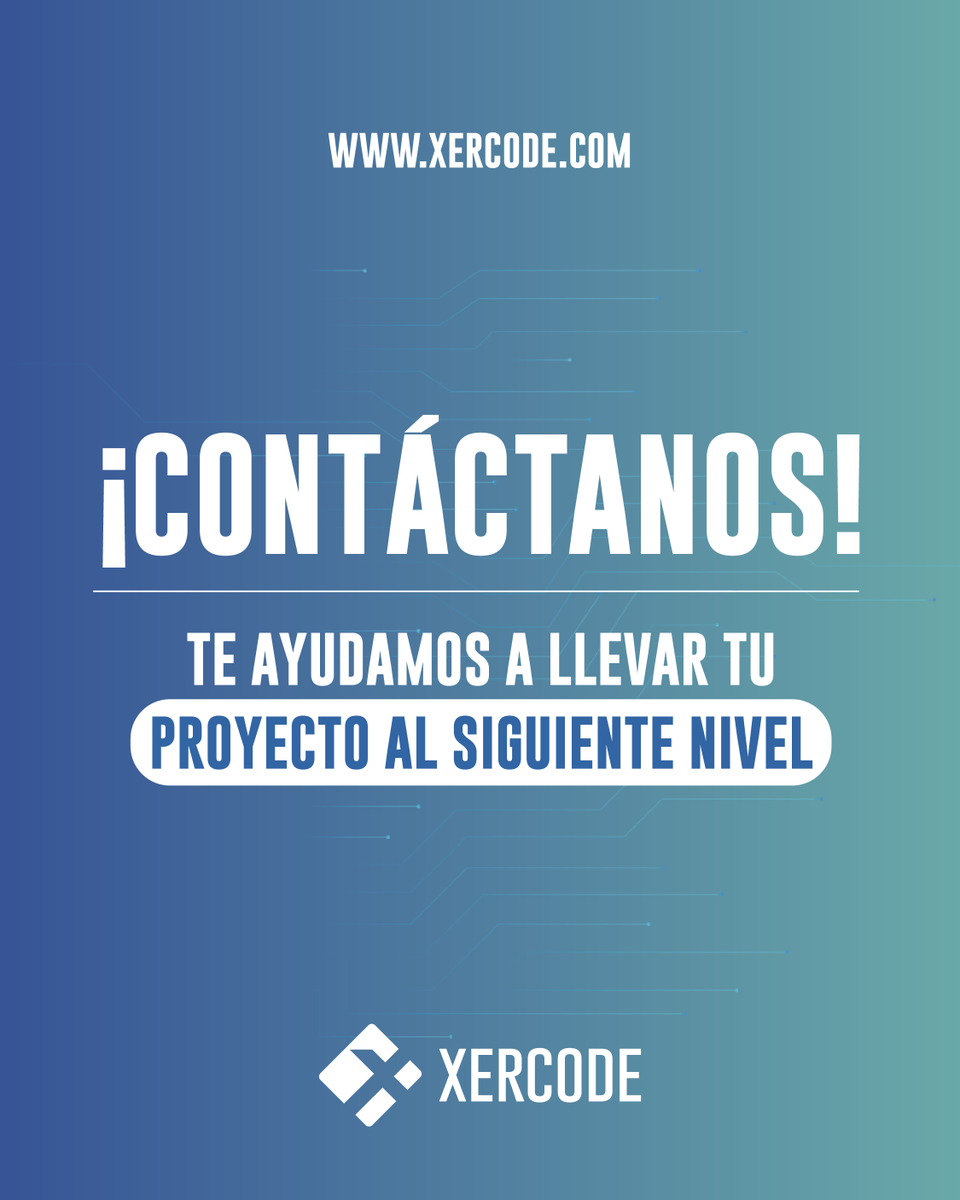 xercode's tweet image. En  #Xercode le ofrecemos a nuestros clientes un servicio de mantenimiento  correctivo, evolutivo y un #soporte técnico seguro, ágil y eficiente, que se  caracteriza por nuestra atención totalmente #personalizada. 🤝

🌐 xercode.com