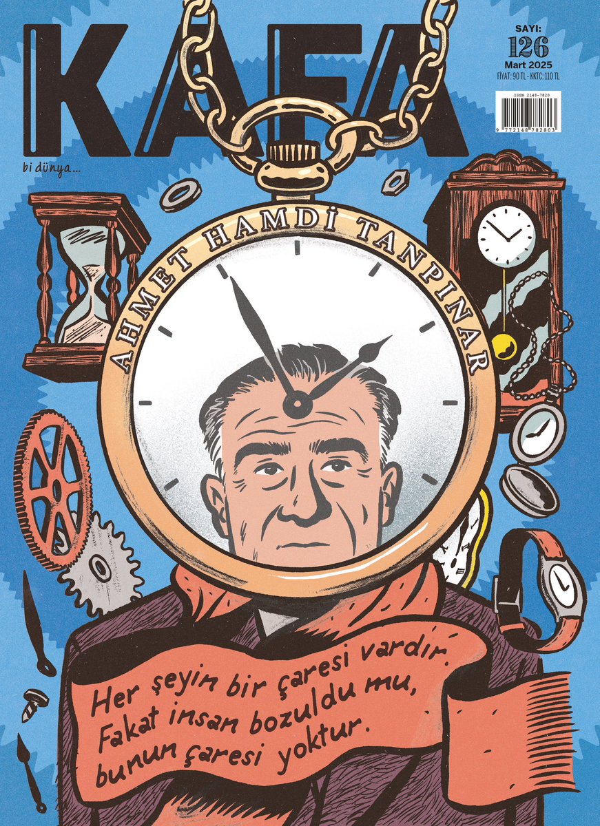 “Her şeyin bir çaresi vardır. Fakat insan bozuldu mu, bunun çaresi yoktur.”

Mart sayımız <a href="/sevalsahinn/">seval sahin</a> ‘in kaleminden Tanpınar sözlüğü ve birbirinden güzel yazılarla tam 48 sayfa sizlerle. 

16 sayfalık <a href="/kitapkafasi__/">Kitap Kafası</a> eki, Van Gogh tasarımlı not defteri ve çıkartmalarla birlikte.