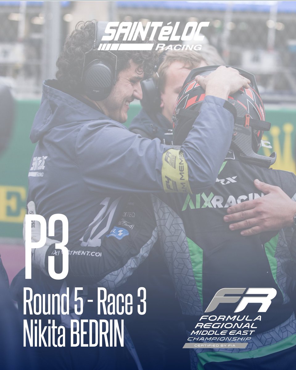 SaintelocRacing's tweet photo. 🏁 P4 in FRMEC for @SaintelocRacing ! Adding Nael &amp; Bedrin’s points, we’d be P3 in the drivers' standings. Thumbs up for Yaroslav Veselaho - Now, let’s turn this pace into FRECA success! 📷#SAINTéLOC #FRECA #Racing🏁 P4 in FRMEC for@SaintelocRacing https://t.co/8BHemZ6C42