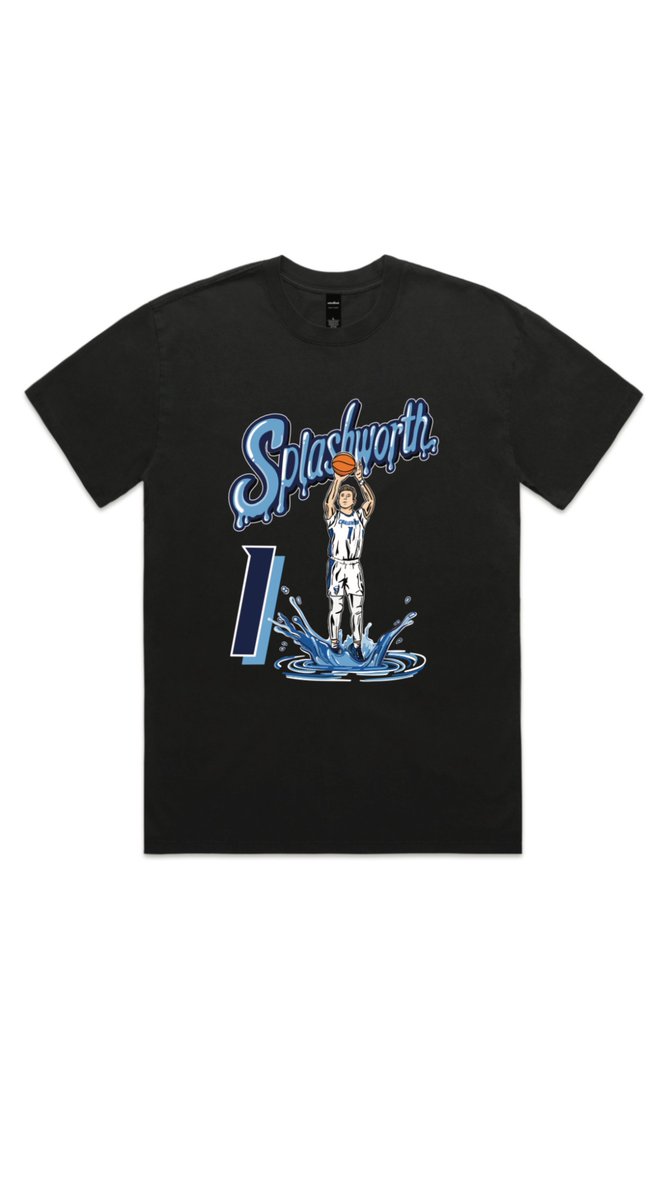 It’s almost March! Go cop your Splashworth Tee at the link below. 
etsy.com/shop/Splashwor…