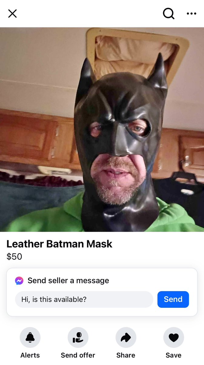 Lebarn5's tweet photo. On FaceBook marketplace &amp; stumbled upon this . Should I buy 🦇 https://t.co/8w8s7EBOoj