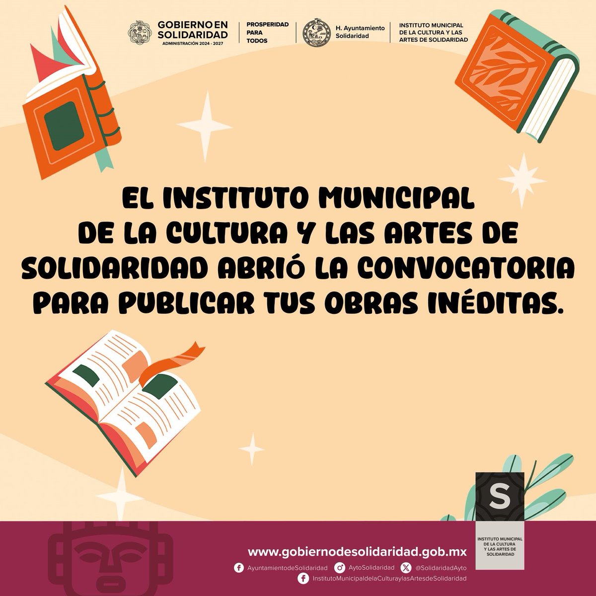 Reitera IMCAS invitación a escritores locales para publicar obras inéditas a través del Fondo Editorial 2025
facebook.com/share/p/1FaRA8…